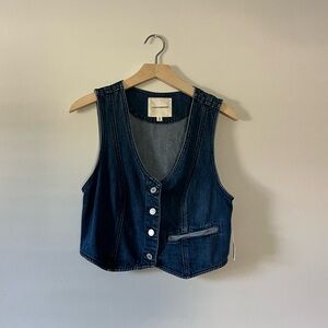 Lucky Brand Denim Vest Size M